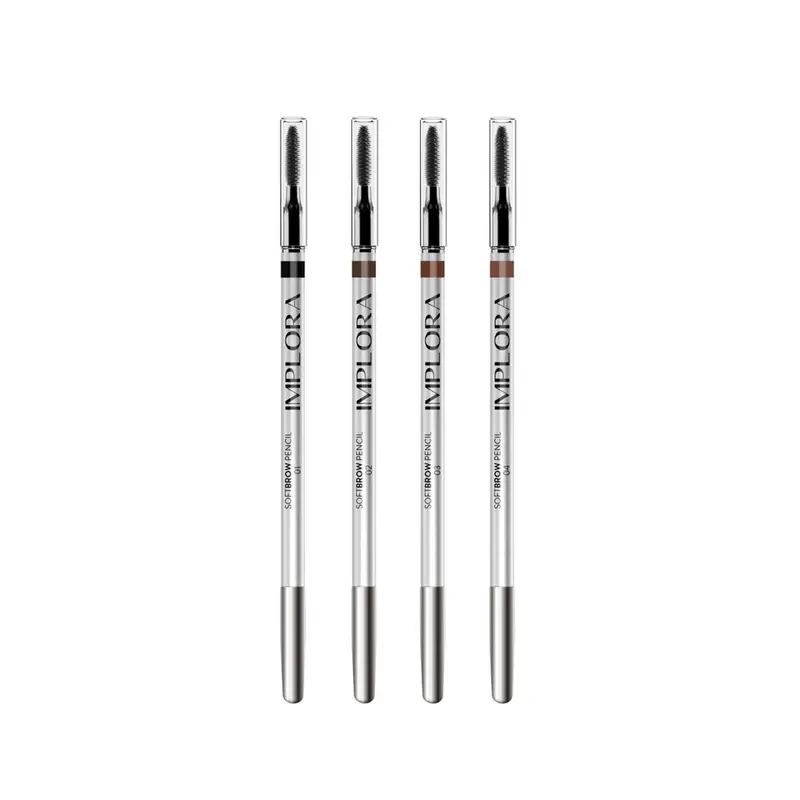 FUFUMISE | IMPLORA Eyebrow Pencil All Series | Pensil Alis | Softbrow | Murah Pencil Alis Hitam Black Waterproof BPOM Brown 2