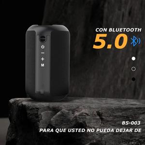 [BS-003-1]Altavoz BUKU Horn 5.3 Inalámbrico – Sonido Brutal + FM + USB + TF + Aux |   Color Negro BS-003 |   Conexión Estable y Potente