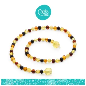 Kalung & Gelang Amber untuk Bayi, Anak, Dewasa. Baroque Classic