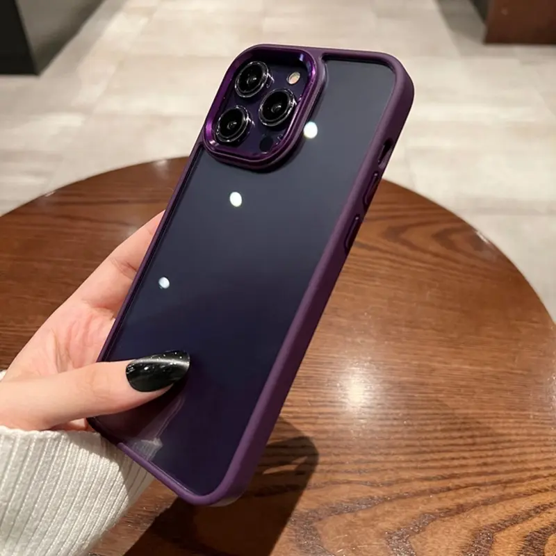 Ốp iPhone 13, Ốp Acrylic PC Cứng, Ốp Chống Sốc Silicon, Giao Hàng Tức Thì, Tương Thích Với iPhone 11, XR, 12pro, 6, 7, 8 Plus, 14, X & XS, 15PROMA 5