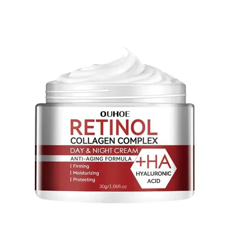 Retinol Wrinkle Removing Cream Anti Aging Fade Fine Lines Firming Lifting Moisturizing Brightening Skin Care Cosmetics 30g
