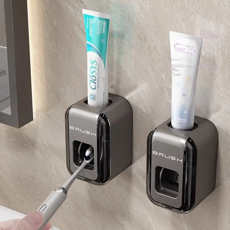 Toothpaste Dispenser Punch-Free Toilet Toothpaste Gadget