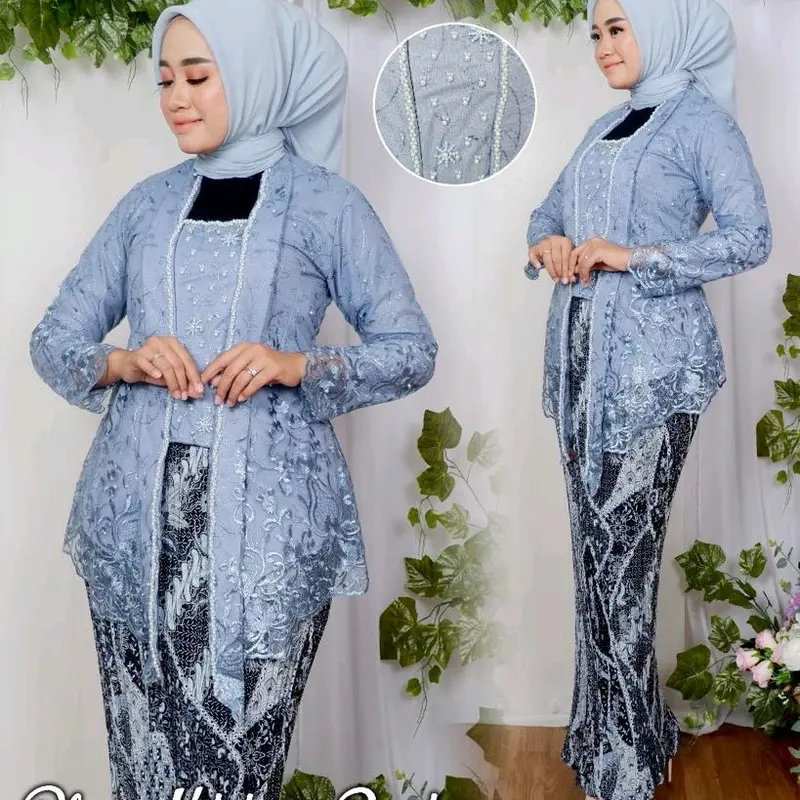Rohmah Kebaya - Setelan Kebaya Kutubaru Payet / Kebaya Tulle Payet / Kebaya Wisuda / Kebaya Tunangan 6