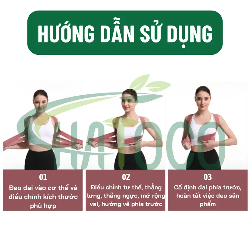Đai Bảo Vệ Vòng 1 Hatoco Nâng Đỡ Vòng Một Khi Tập Gym, Khắc Phục Gù Lưng 2