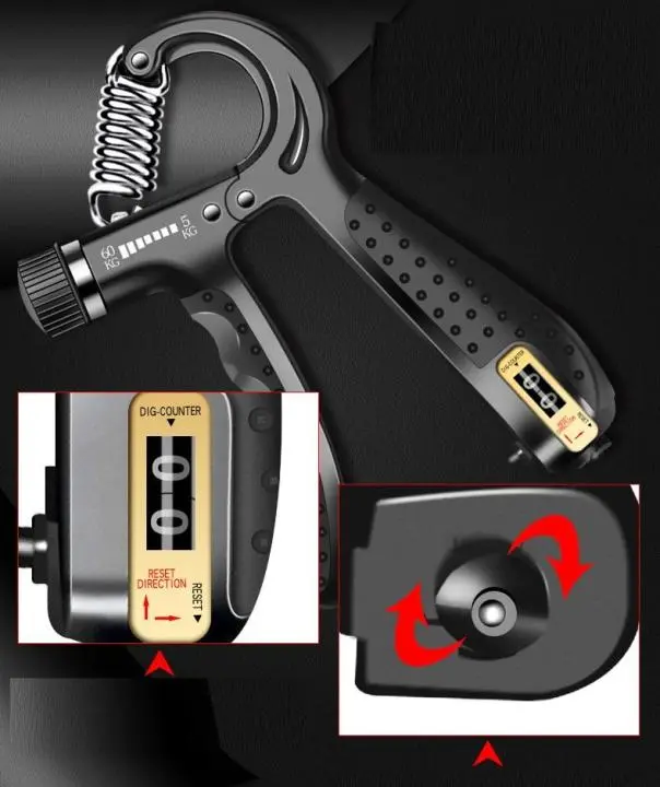 Kìm Bóp Tay Số Đếm, Kìm Tập Cơ Tay, Dụng Cụ Tập Cơ Tay Hiệu Quả 6