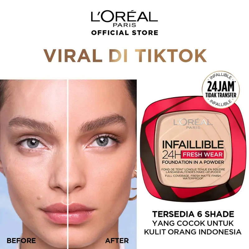 L'OREAL INFAILLIBLE 24H FRESH WEAR FOUNDATION POWDER 1