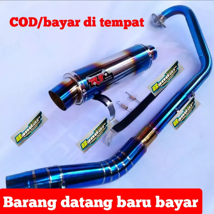 TERMURAH KNALPOT R9 VIXION MX KING JUPITER MX R15 SATRIA FU SATRIA FI INJEKSI SONIC SUPRA GTR CB150R CBR TIGER GL PRO MEGA PRO FULL BLUEMOON STENLIS Motorcycle
