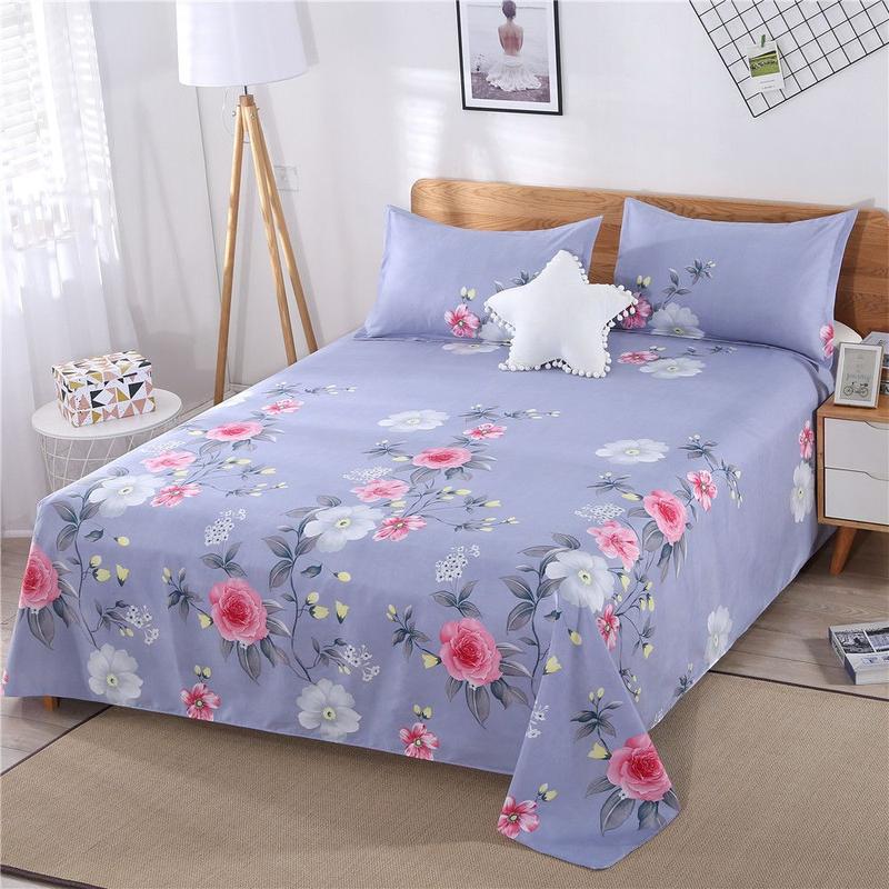 Product Introduction of [Diagonal] Clearance Bed Sheet Single Piece 100% Skin-Friendly Double Single Kang Sheet All-Season Universal Student Dormitory Pillowcase 16