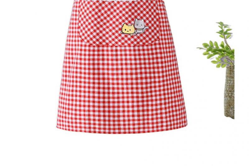 Product Introduction of Stylish apron type, home kitchen simple breathable, working anti-dirt adult oil, work clothes, new summer options 24