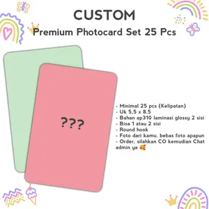 Photocard Custom Unofficial Premium Isi 25