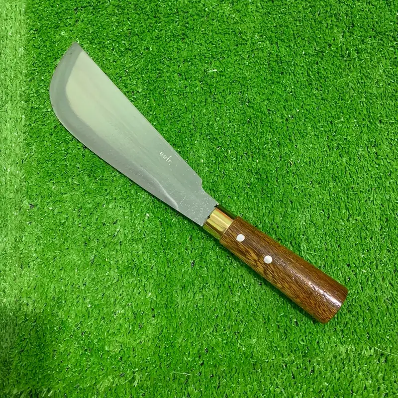 Dao yếm nhỏ mần cá làm cỏ làm từ nhíp xe dài 36cm nặng 340g(dao nhà bếp) 0