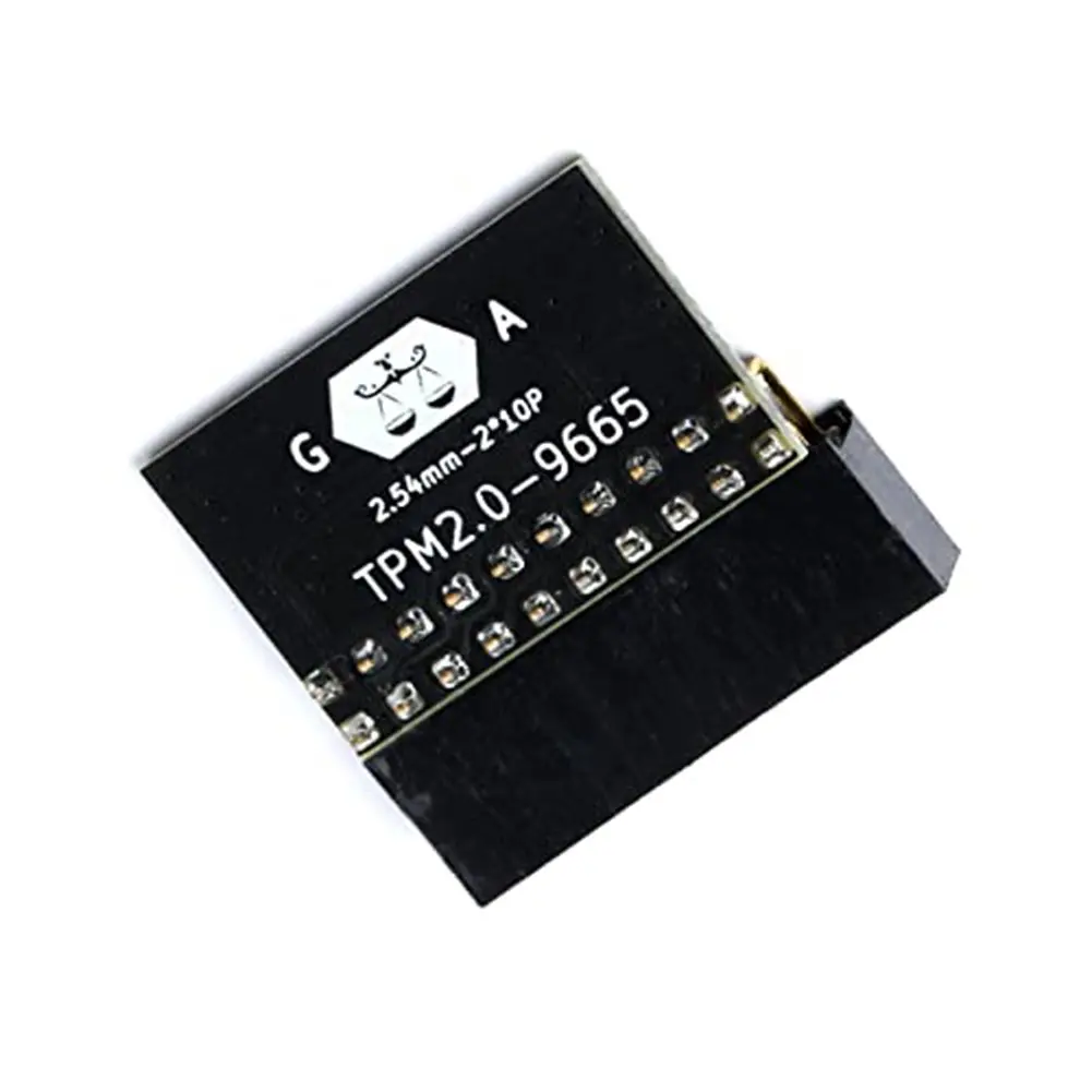 TPM 2.0  Module for :GA 20-1 Pin 2 * 10P TPM Compatible for Win11 2.0