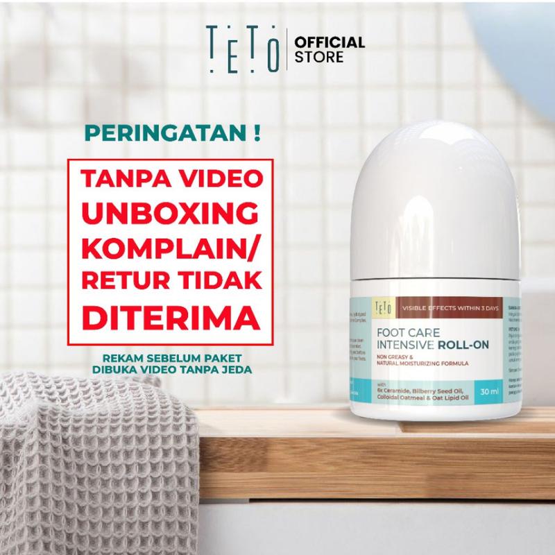 TeTo Foot Care Intensive Roll On 30ml - Perawatan Kaki Terbaik Kering Hand Tangan 7