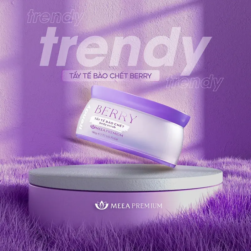 TẨY DA CHẾT BODY SCRUB BERRY | MEEA PREMIUM 1