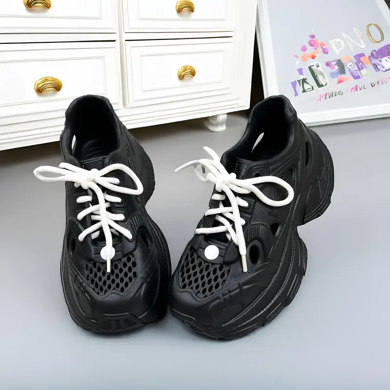 Sandal olahraga wanita EVA Sandal wanita bersol tebal  Sandal Baim Stiker Aksesoris TERBARU VIRAL wanita Sandal Slop Karet /UK 35-40 Sendal 3