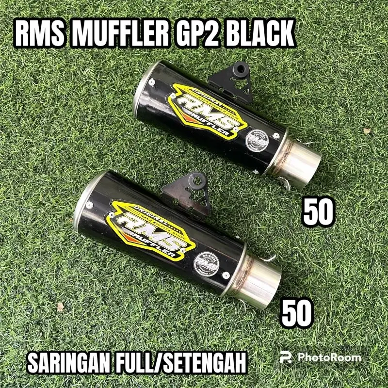 slincer rms gp2 black original sarangan full dan setengah inlet 50 Safatamuffler