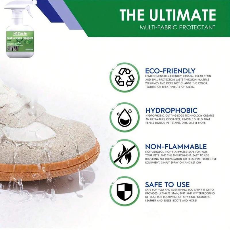 Nano Waterproof Spray, 1 Count Household Waterproof Spray, Multipurpose Waterproof Agent for Suede, Shoes, Clothes 3