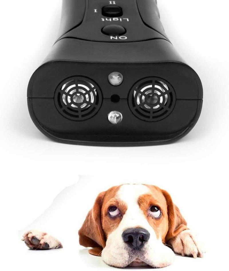 Product Introduction of Dog Anti Barking Device Laser Repeller LED Ultrasonic Dogs Repeller Training Device отпугиватель собак антилай dog accessories 16
