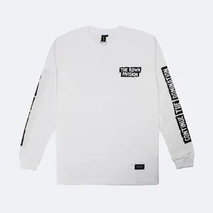 Rown Division Warehouse Longsleeve Modensty White Kaos