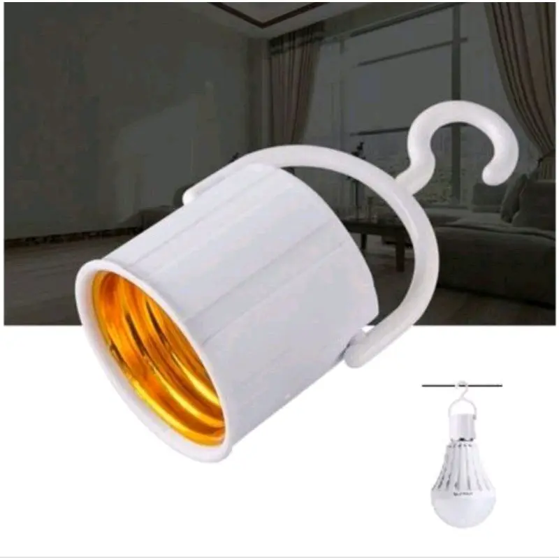 Fiting gantungan dengan saklar on dan of untuk lampu emergency