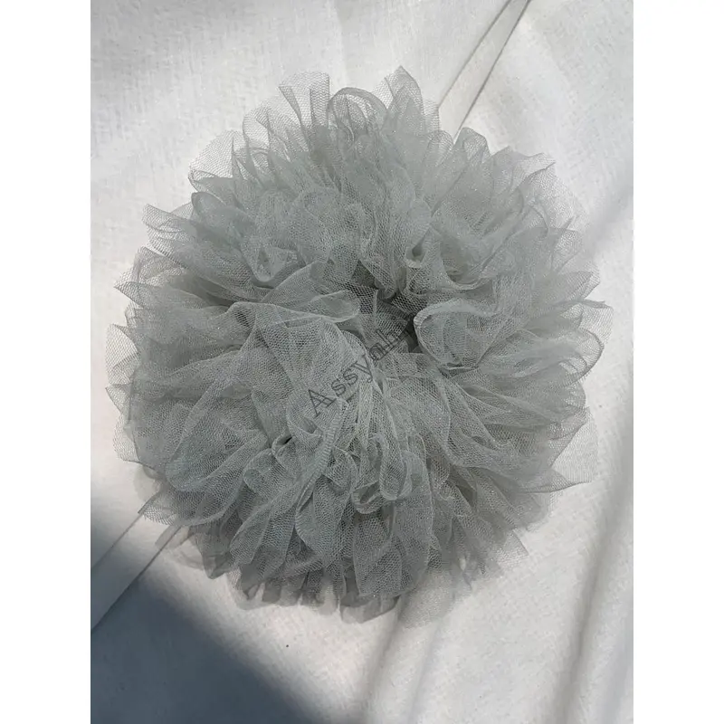 (PREMIUM) scrunchie tile jumbo/ikat rambut tile jumbo/cepol tile jumbo/cepol hijab anti pusing 6