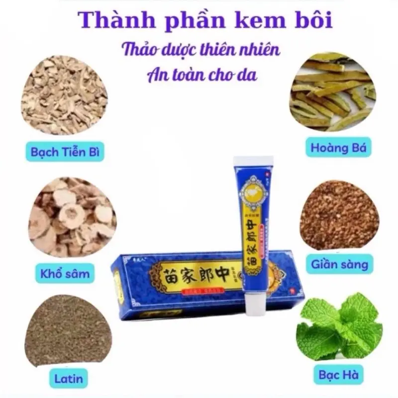Kem Bôi Nấm Ngứa Viêm Da Cơ Địa Hỗ Trợ Dứt Điểm Hắc Lào, Nấm Da Đầu, Ghẻ Nước Hiệu Quả Nhanh - BÀ LÃO XANH 5