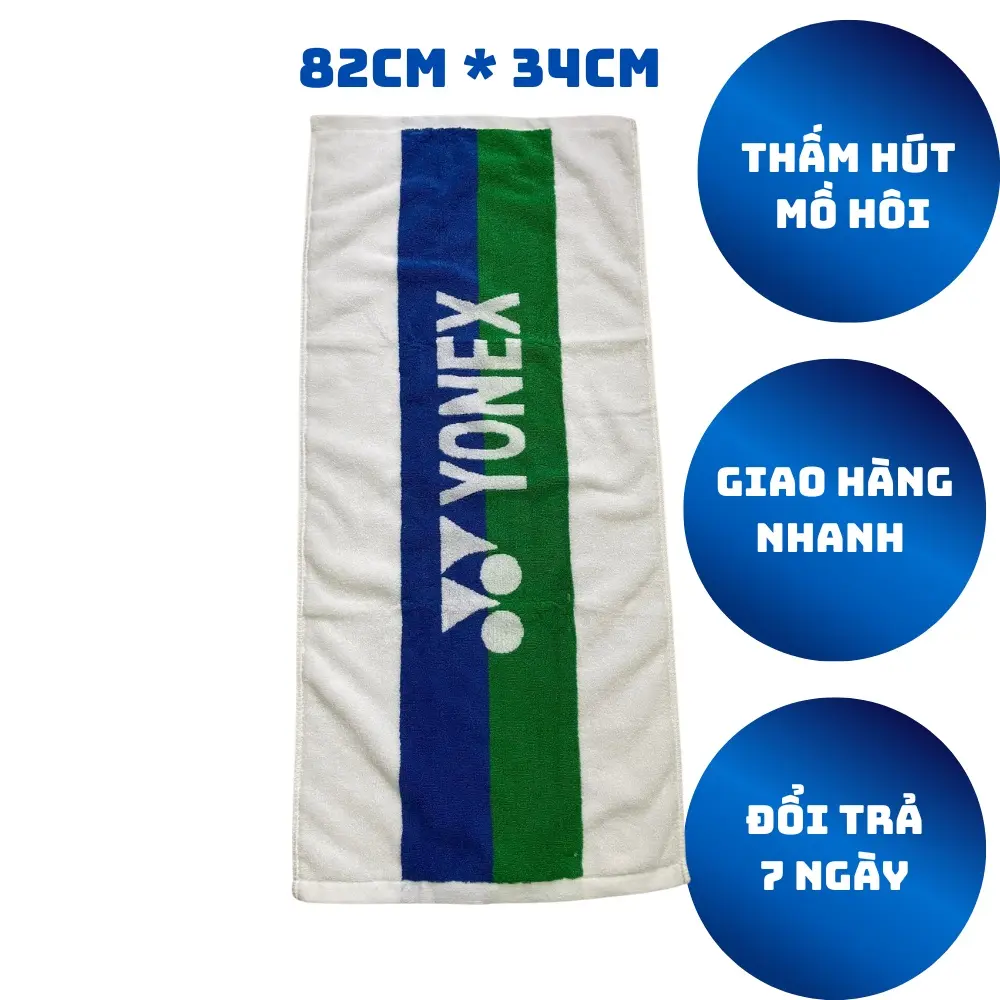 Khăn cầu lông cao cấp Yonex AC1204 CR - Chất liệu cotton giúp thấm hút mồ hôi hiệu quả Khăn Tắm