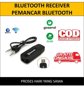 Bluetooth Receiver Wireless Stereo Audio Receiver Bluetooth Adapter USB Bluetooth Receiver Speaker Suara Musik Pemancar Bluetooth Pasang Musik