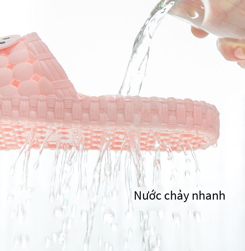 Product Introduction of Dép nhà phòng tắm dép bị rò rỉ nước nhà nam nữ Vận chuyển trong vòng 24 giờ 7