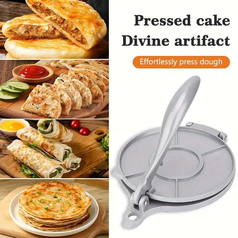 Aluminum Alloy Pancake Press, 1 Count Multifunctional Pancake Maker, Durable Pancake Press for Home Kitchen Baking House, Bakeware 6