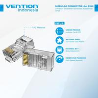 Gambar Modular Connector Vention RJ45 UTP CAT6 IDD 10 Pcs Ethernet Network dari Reformasi Computer Kota Administrasi Jakarta Barat 1 Tokopedia