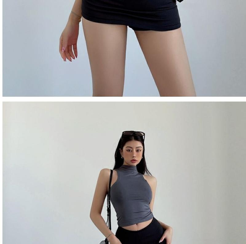 Product Introduction of Váy Bodycon, Gợi Cảm Và Nóng Bỏng, Hình Chữ V, Cạp Thấp, Màu Đen, Bó Sát Và Ôm Sát, Váy Ngắn Kiểu Mỹ, Co Giãn, Váy Chữ A, Giá Rẻ Cho Phụ Nữ 3