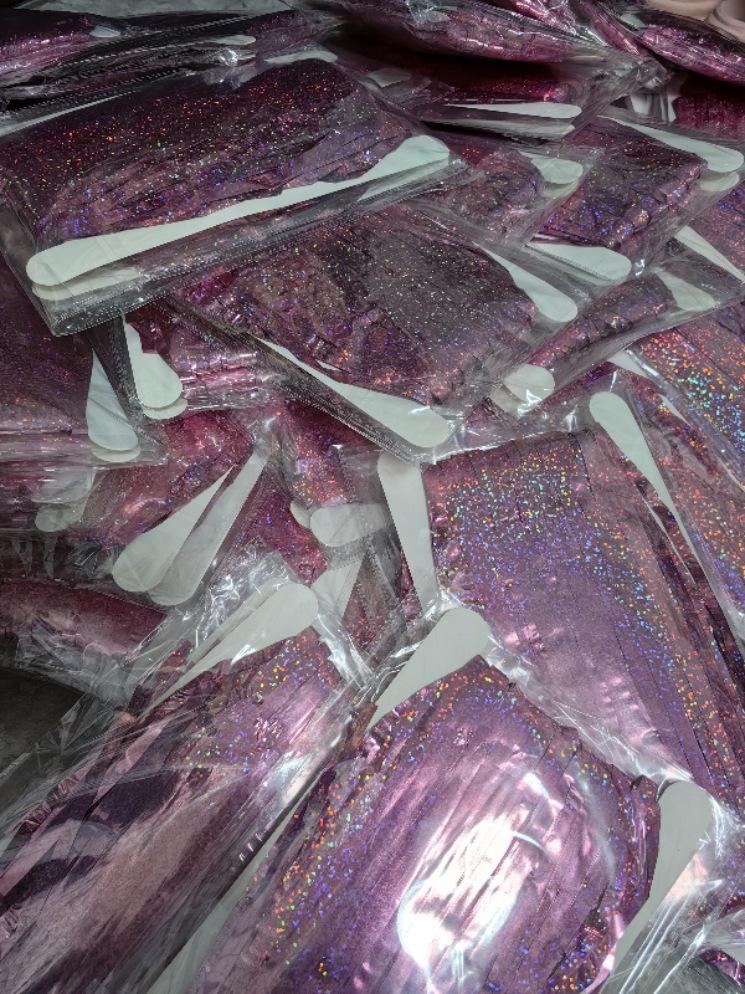 Product Introduction of Metal Foil Tassel Background, Shiny Colorful Party Rain Silk Curtain, Holiday Birthday Party Christmas New Year Door Curtain Wall Decoration, Disposable Decoration Supplies Pet Ornaments 20