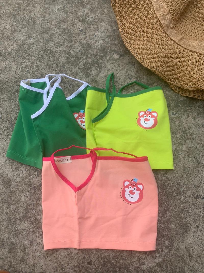 Product Introduction of Áo 2 dây croptop hình gấu đáng iu 8