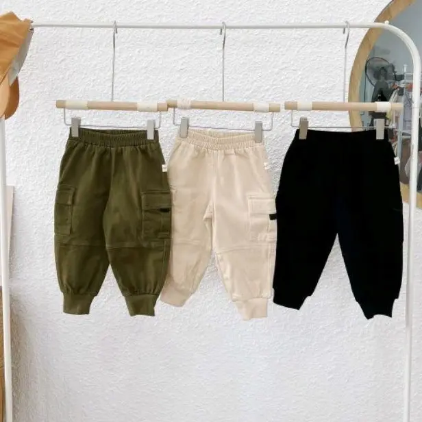 Quần kaki túi hộp bo gấu túi hộp cho bé trai size 8 đến 30kg mã 2 5