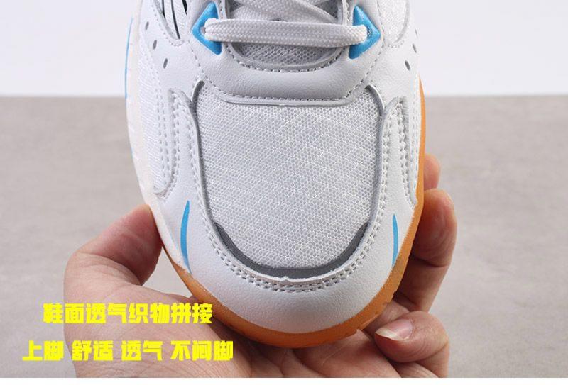 Product Introduction of Professional Tennis Shoes Unisex Badminton Shoes Breathable Anti-Skid Shock Absorption Table Tennis Ball Shoes Color Matching Sports Training Shoes 23
