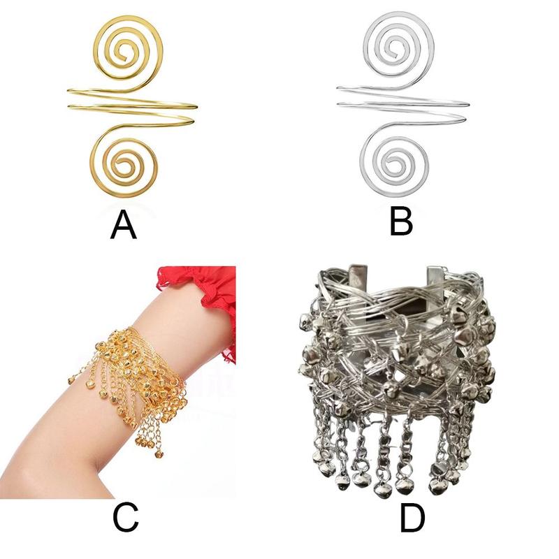 Product Introduction of Vòng Đeo Tay Hình Tròn, Thời Trang, Dành Cho Nữ, Có Chuông Và Tua Rua, Mặt Dây Chuyền Họa Tiết Hình Học, Vòng Đeo Tay Cánh Tay Trên, Dây Chuyền Đeo Cánh Tay 14