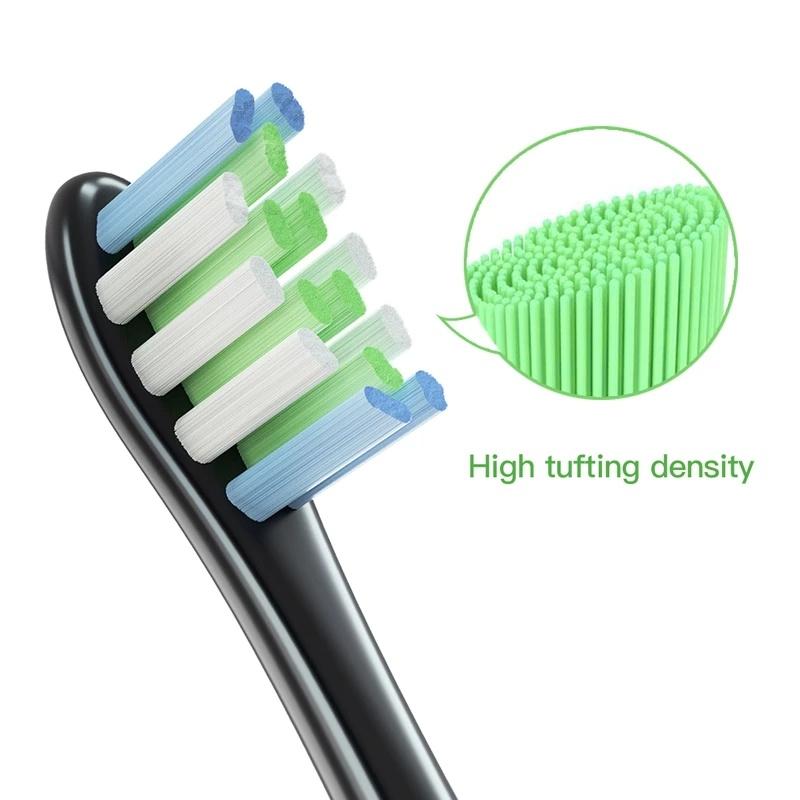Product Introduction of Sonic Toothbrush Vacuum Bristle 2/7pcs Replacement Heads For Oclean Flow/X/ X PRO/ Z1/ F1/ One/ Air 2 /SE Brush Head Soft DuPont Comfort Cleanser 7
