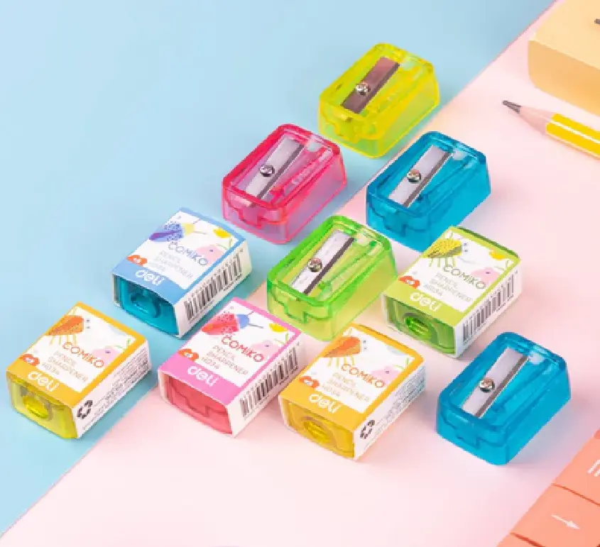 Chuốt bút chì Deli mini H034 - VPP Ánh Dương, gọt nhọn đầu bút chì nhanh chóng và dễ dàng