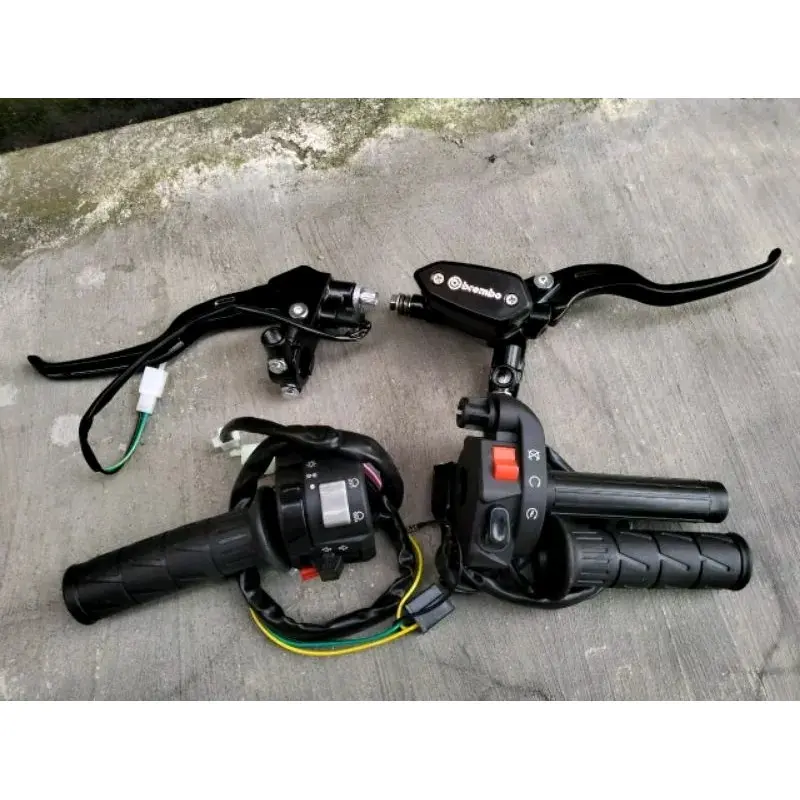 paket master rem brembo set kopling set holder kanan kiri ksr vixion hanspat kaze universal semua motor cb mp gl cbr vixion dll Kabel Motorcycle 0