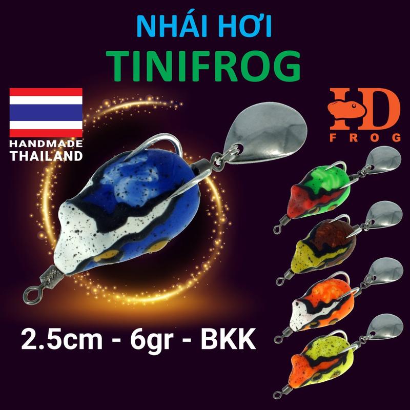  NHÁI HƠI FROG TINI - mồi giả Thái Lan câu lure cá lóc giá rẻ siêu nhạy - 2.5cm - 5g 