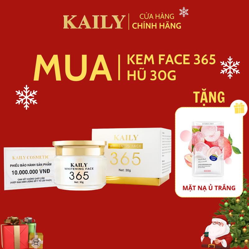 KEM FACE 365 - Kem Face 6in1 - Hỗ trợ dưỡng trắng da, căng bóng, trẻ hoá da - KAILY COSMETIC Làm Đẹp Da Skincare Chăm Sóc Da