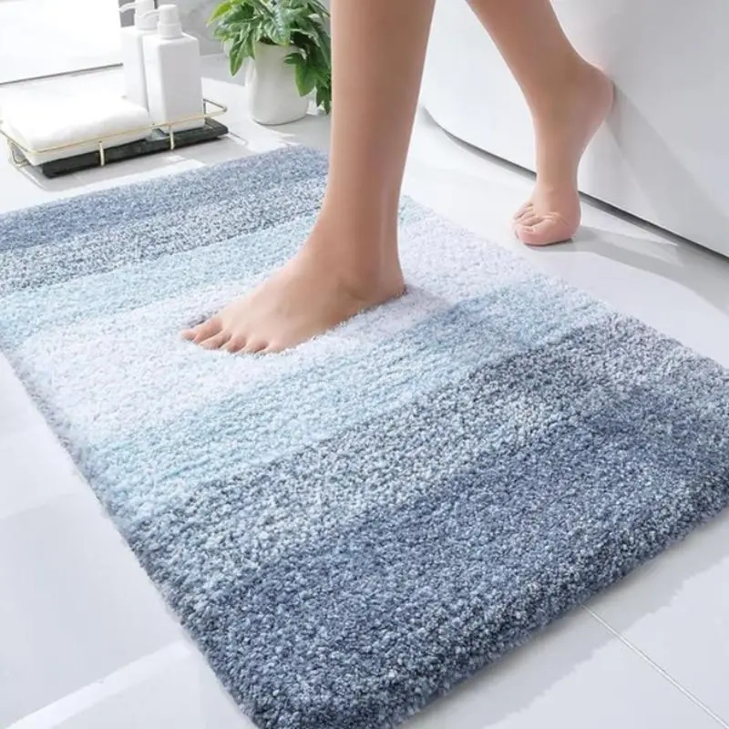 Bathroom Mat, 1 Count Non-slip Soft Absorbent Bath Rug, Machine Washable Bath Mat for Bathroom Floor, Tub and Shower 7