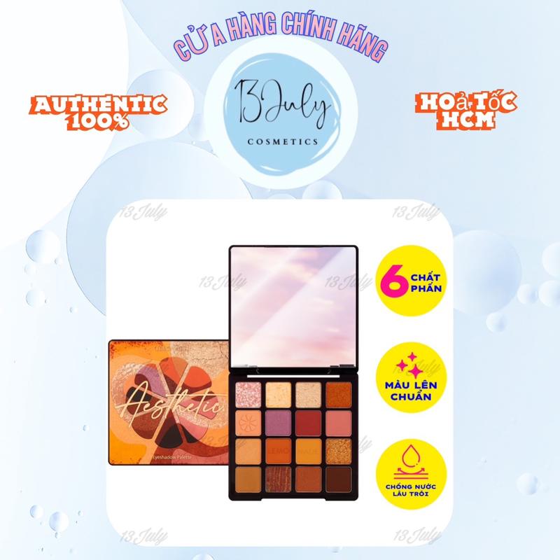  Bảng phấn mắt 16 ô Lemonade Aesthetic Eyeshadow Palette Version 1 20.8g 