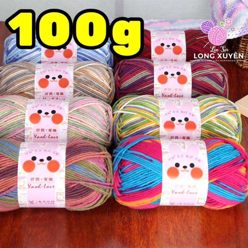 Len Yaoh Wool loang Yaoh Love 100g┃Len Sợi Long Xuyên
