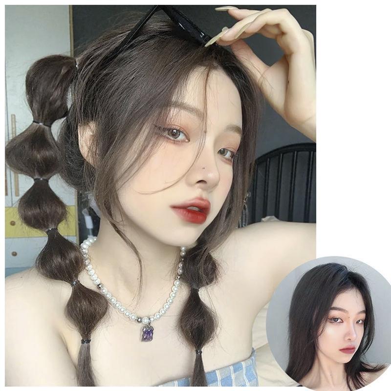 Product Introduction of 【COD&Spot goods】 Wig Queen 35cm 2Pcs Sweet Cool Ponytail  Bubble Braid Tied Wigs Babes Boxing Natural Fake Lantern Braids Gifts for Women Girls 4 Colors Bubble Style Braid Wig Ponytail Fashion Woman Wigs Long Curly/Straight Wigs Short Curly/Straight Hari 59