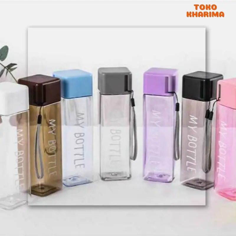 Botol Minum Aesthetic 500ml MY BOTTLE Aneka Warna Kekinian Hadiah Souvenir Kado 1