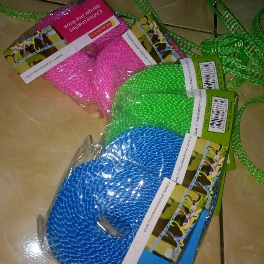 Tali jemuran 5 meter anti hanger ngumpul