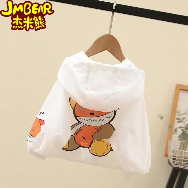 Áo Khoác Trẻ Em, Jemibear, Quần Áo Chống Nắng, Áo Điều Hòa Không Khí Nhẹ Cho Bé Trai Và Bé Gái, Áo Chống Tia Uv Cho Trẻ Em, Hàng Mới Về 2023 Fish Đồng 0