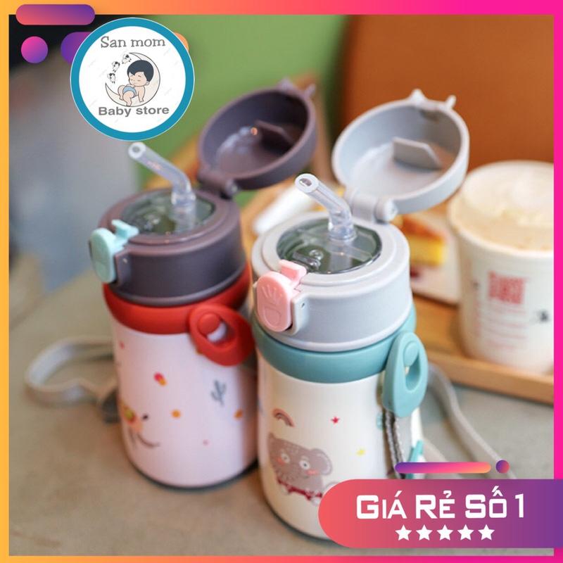 Bình Nước,Bình Tập Hút Giữ Nhiệt Cho Bé 300ml 1